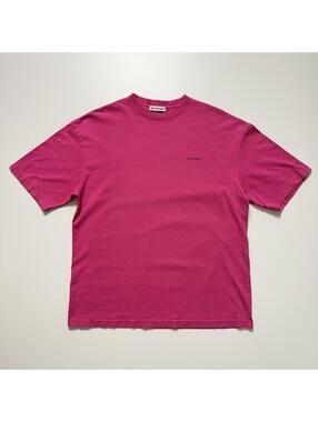 balenciaga small screenprint logo short sleeve tshirt mens small